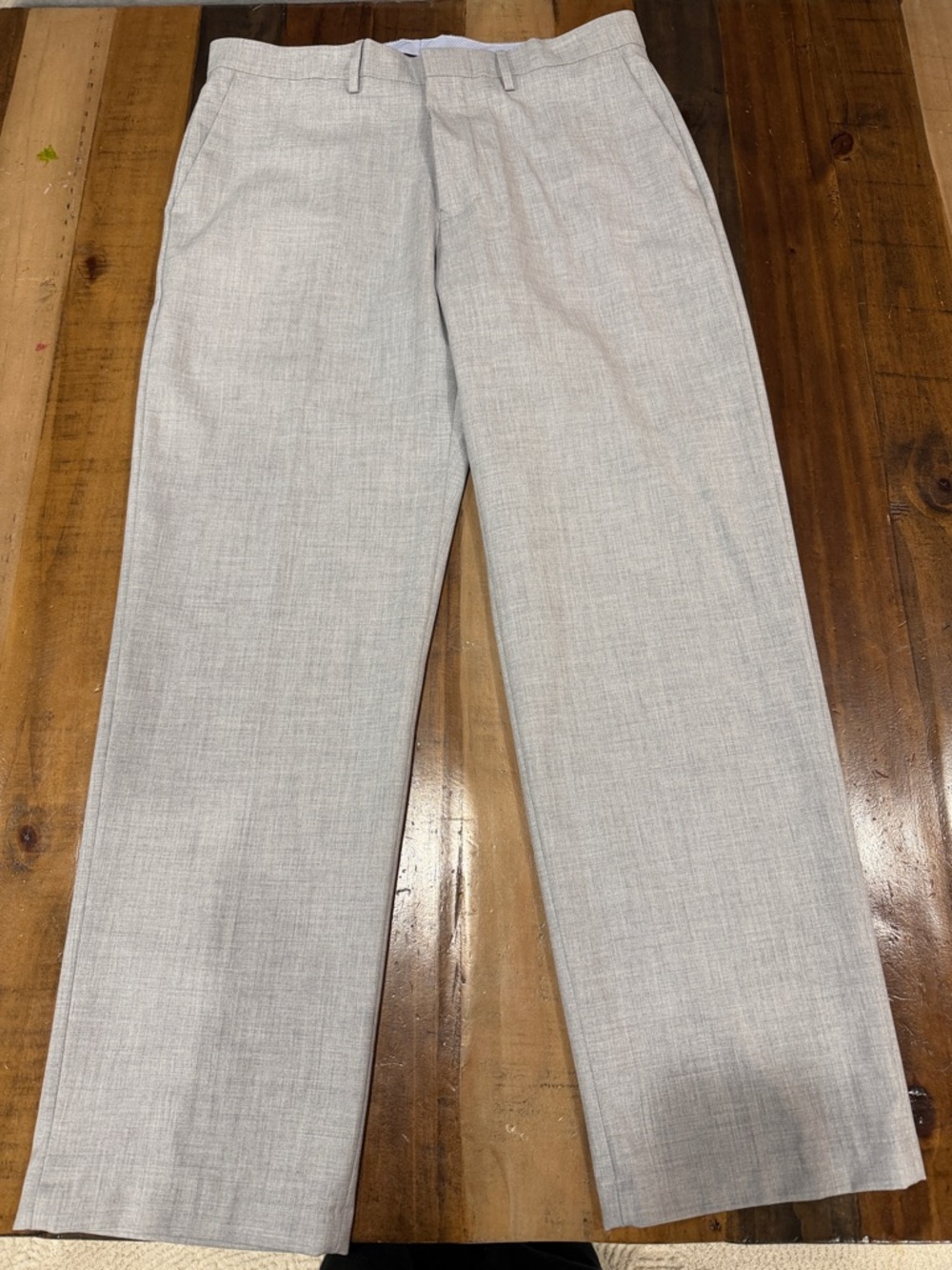Light Gray Men's Dress Pants - Classic Tailored Fit